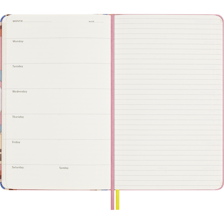 Moleskine - Sakura Undated Weekly Notebook Diary/Planner - Momoko Sakura - Hardcover - Large (13x21cm - 5x8.25in)