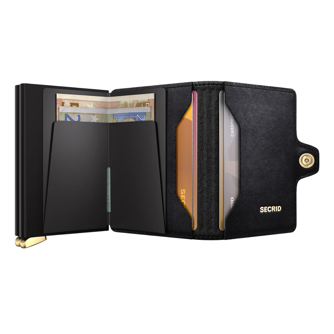 SECRID - Premium Twinwallet - Emboss Diamond Black