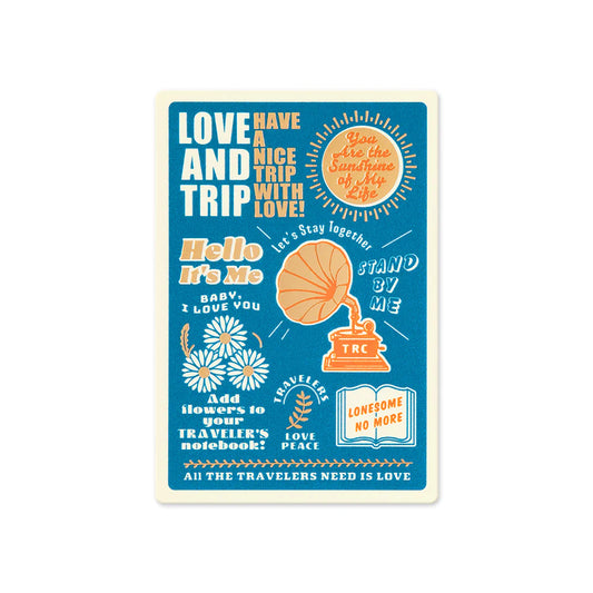 Traveler's Notebook - 2025 Plastic Sheet - Passport Size