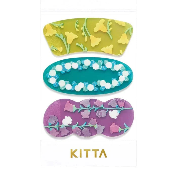 KITTA - Clear Sticky Note - Flower Fragments