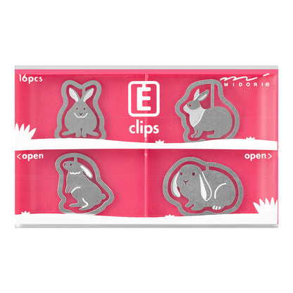 Midori - Etching Clips - Rabbit Shape Paper Clip