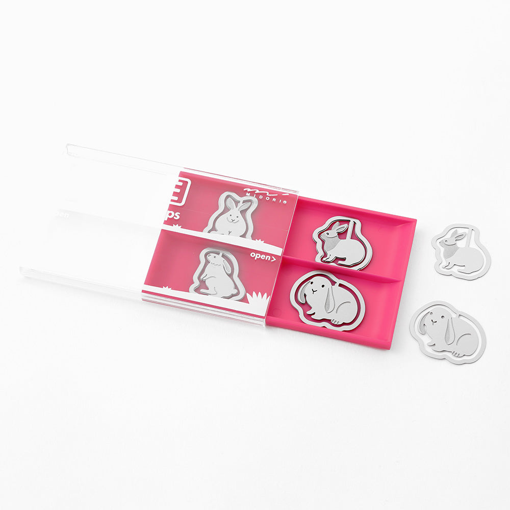 Midori - Etching Clips - Rabbit Shape Paper Clip