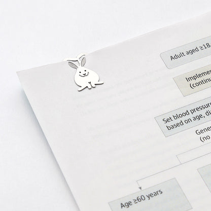 Midori - Etching Clips - Rabbit Shape Paper Clip