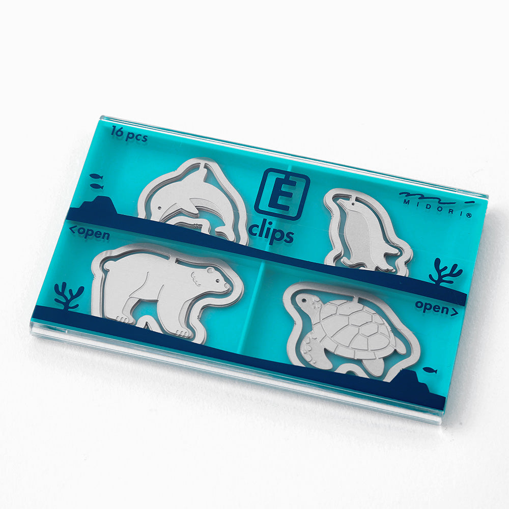 Midori - Etching Clips - Aquarium Theme Paper Clip 