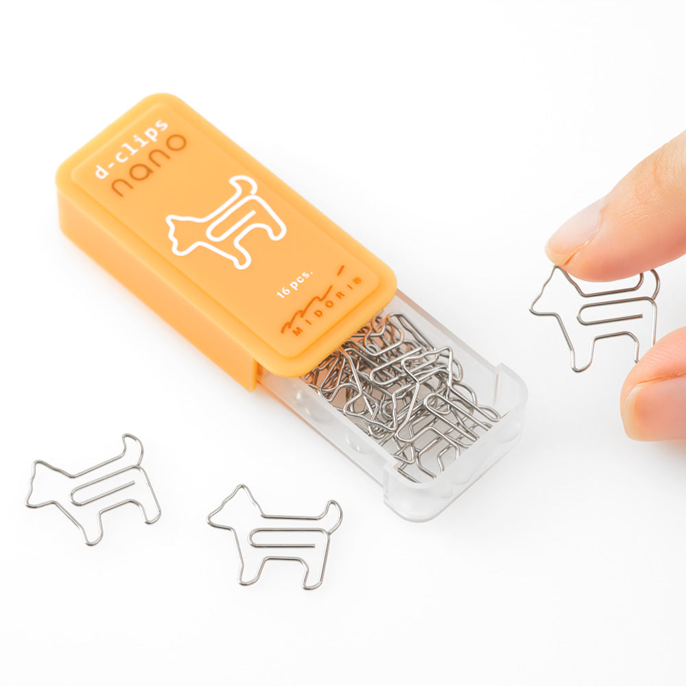 Midori - D Clips Nano - Dog Shape Paper Clip