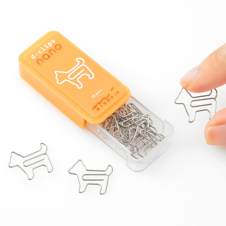 Midori - D Clips Nano - Dog Shape Paper Clip