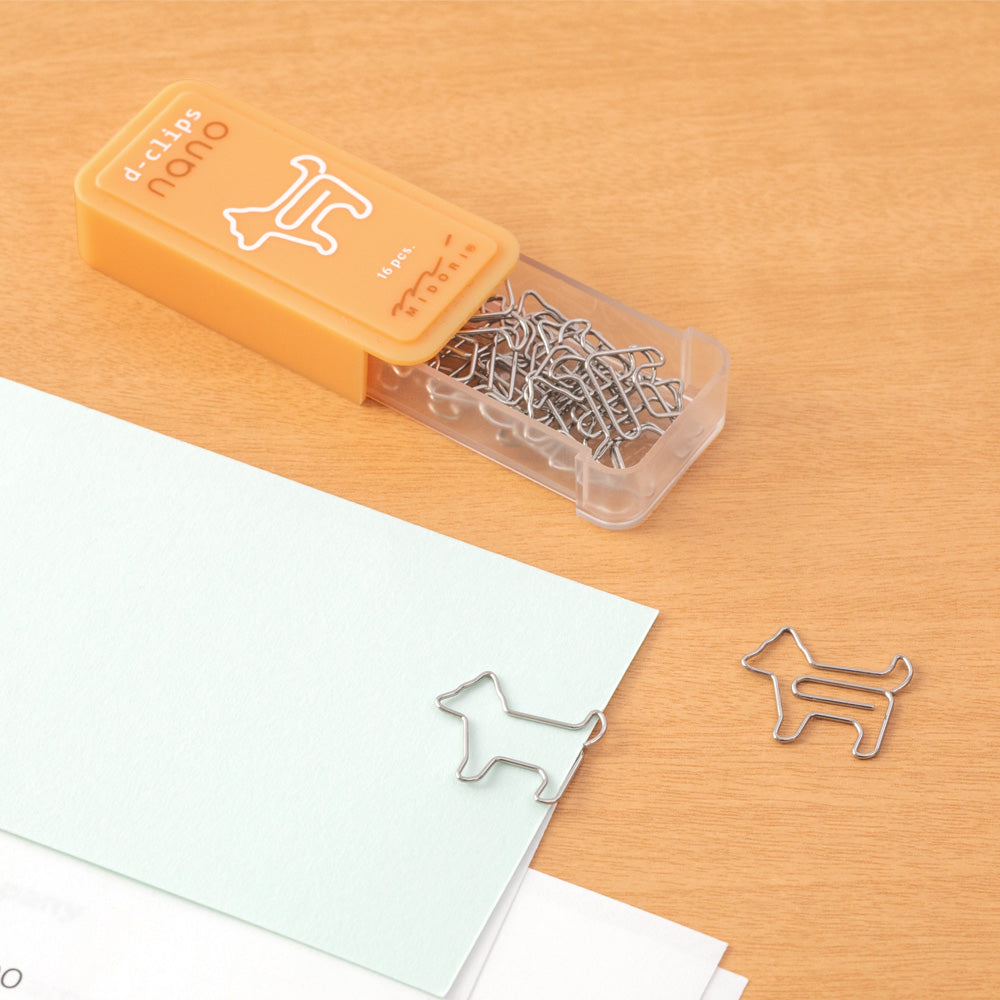 Midori - D Clips Nano - Dog Shape Paper Clip