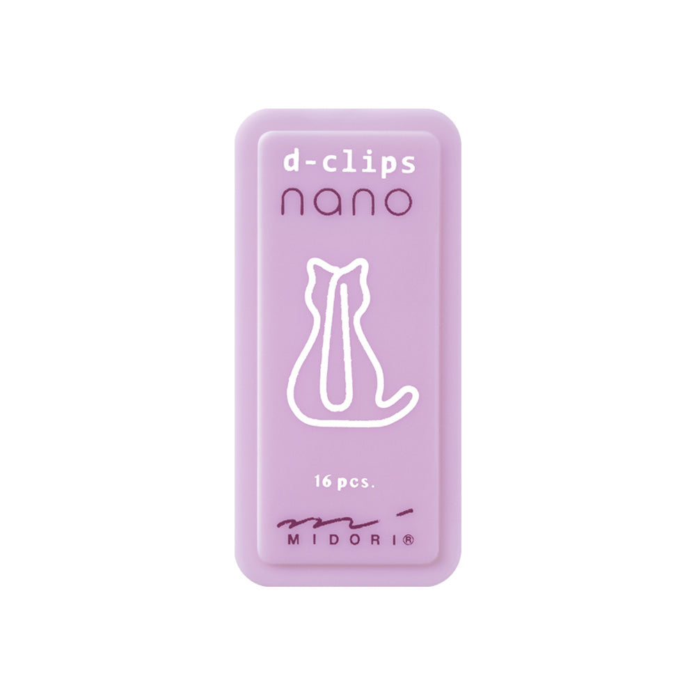 Midori - D Clips Nano - Cat Shape Paper Clip