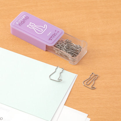 Midori - D Clips Nano - Cat Shape Paper Clip