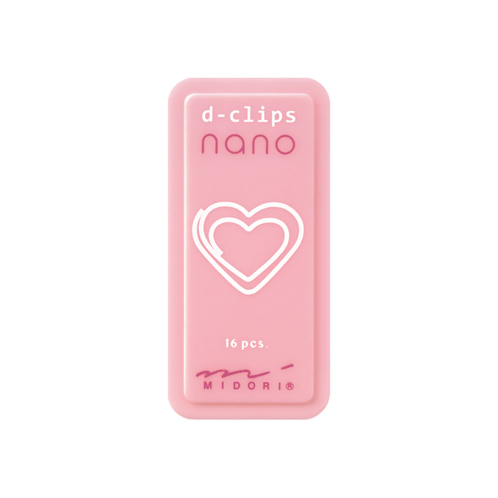 Midori - D Clips Nano - Heart Shape Paper Clip