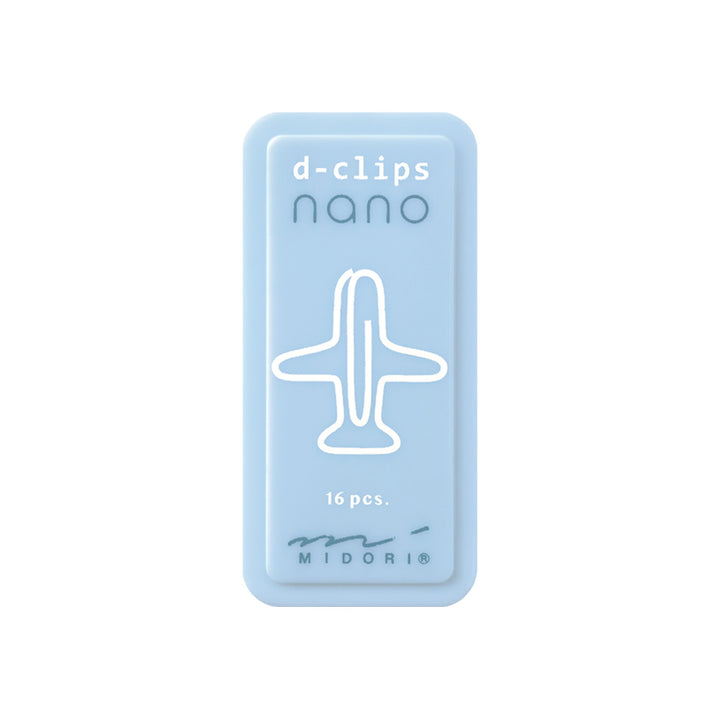 Midori - D Clips Nano - Airplane - Paper Clip 