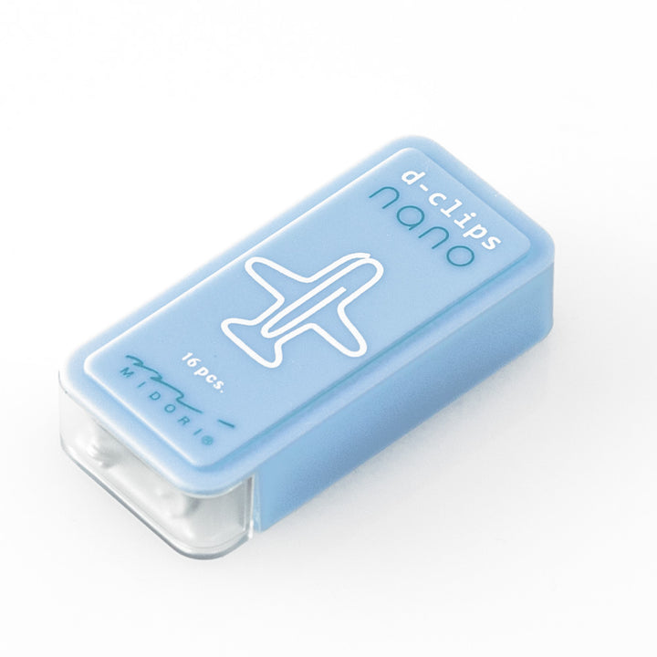 Midori - D Clips Nano - Airplane - Paper Clip 