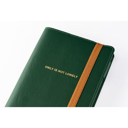 Hobonichi Techo 2025 - A6 Cover Only - Only is Not Lonely (Ivy Green) - Free shipping to US and Canada - Vancouver Buchan’s Kerrisdale Stationery Store