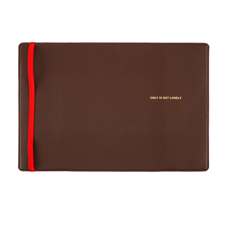 Hobonichi Techo 2025 - A5 Cover Only - Only is Not Lonely (Chocolate) - Free shipping to US and Canada - Vancouver Buchan’s Kerrisdale Stationery Store