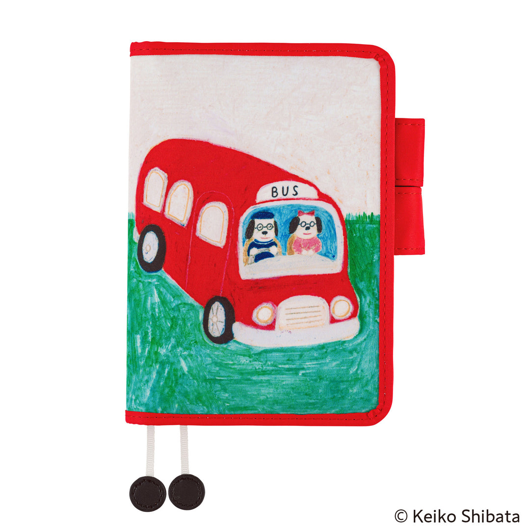 Hobonichi Techo 2025 - A6 Cover Only - Keiko Shibata: Bus management by Mr. and Mrs. Inoue - Free shipping to US and Canada - Vancouver Buchan’s Kerrisdale Stationery Store