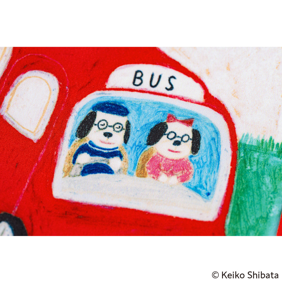 Hobonichi Techo 2025 - A6 Cover Only - Keiko Shibata: Bus management by Mr. and Mrs. Inoue - Free shipping to US and Canada - Vancouver Buchan’s Kerrisdale Stationery Store