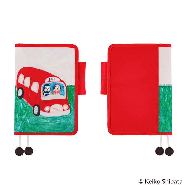 Hobonichi Techo 2025 - A6 Cover Only - Keiko Shibata: Bus management by Mr. and Mrs. Inoue - Free shipping to US and Canada - Vancouver Buchan’s Kerrisdale Stationery Store