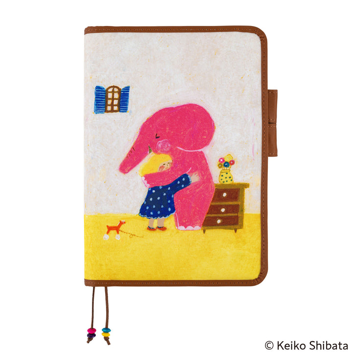 Hobonichi Techo 2025 - A5 Cover Only - Keiko Shibata: Emotional Reunion with Kariya-san - Free shipping to US and Canada - Vancouver Buchan’s Kerrisdale Stationery Store
