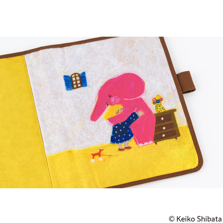 Hobonichi Techo 2025 - A5 Cover Only - Keiko Shibata: Emotional Reunion with Kariya-san - Free shipping to US and Canada - Vancouver Buchan’s Kerrisdale Stationery Store
