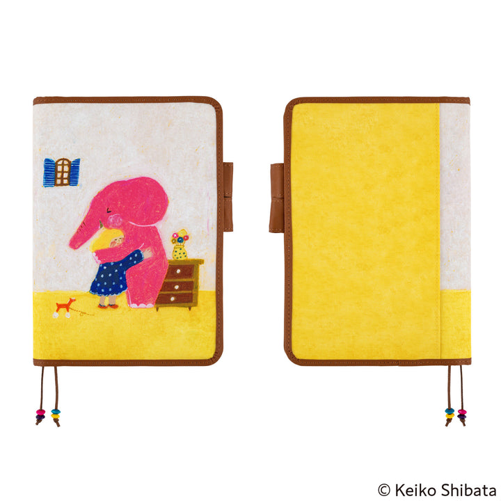 Hobonichi Techo 2025 - A5 Cover Only - Keiko Shibata: Emotional Reunion with Kariya-san - Free shipping to US and Canada - Vancouver Buchan’s Kerrisdale Stationery Store
