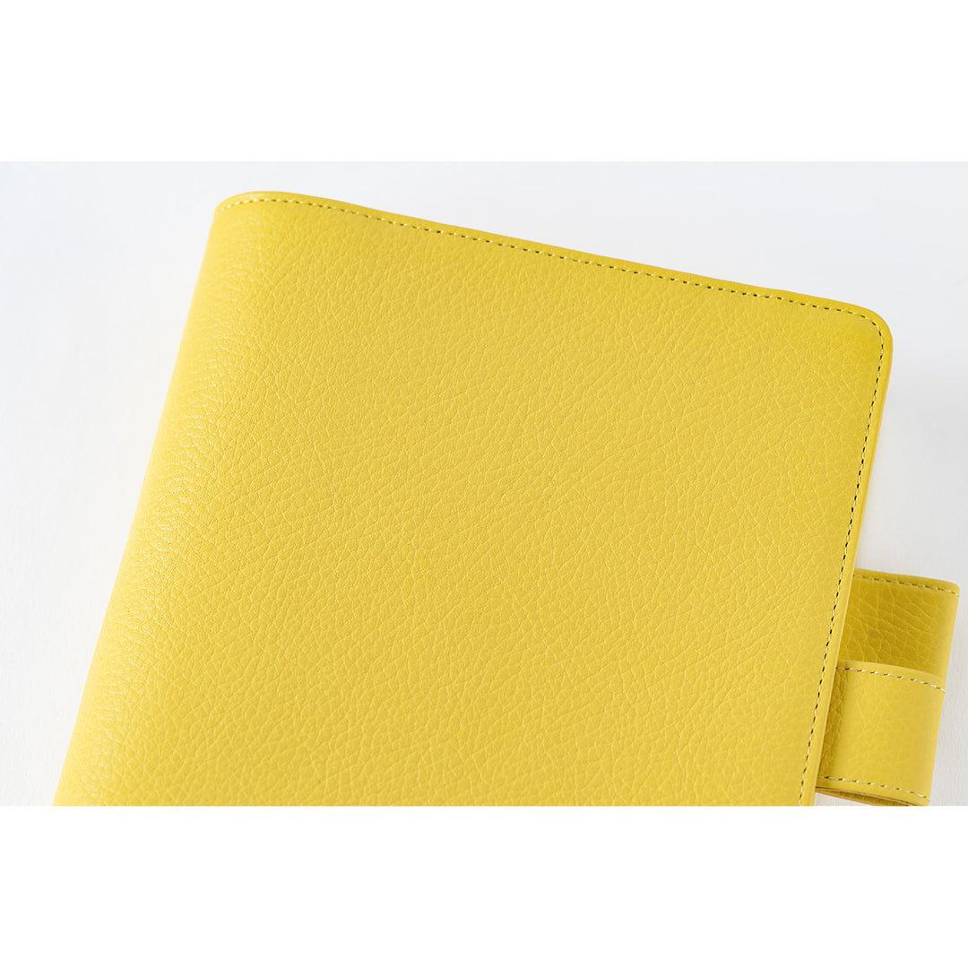 Hobonichi Techo 2024 - A5 Cover Only -  Leather: Brilliant Yellow - Free shipping to US and Canada - Vancouver Buchan’s Kerrisdale Stationery Store