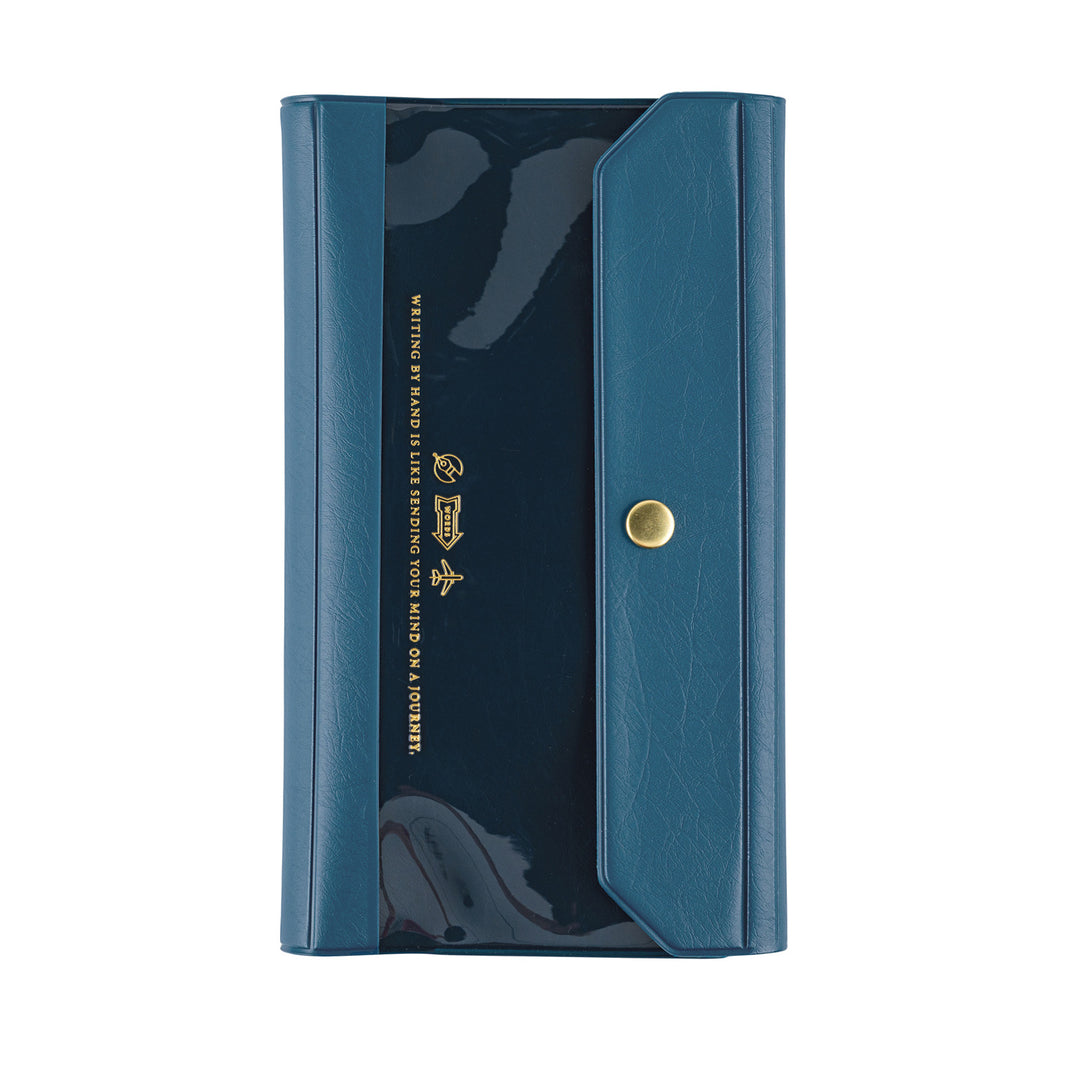 Hobonichi Techo 2025 - Weeks/Wallet Cover Only - Alettone (Navy) - Free shipping to US and Canada - Vancouver Buchan’s Kerrisdale Stationery Store