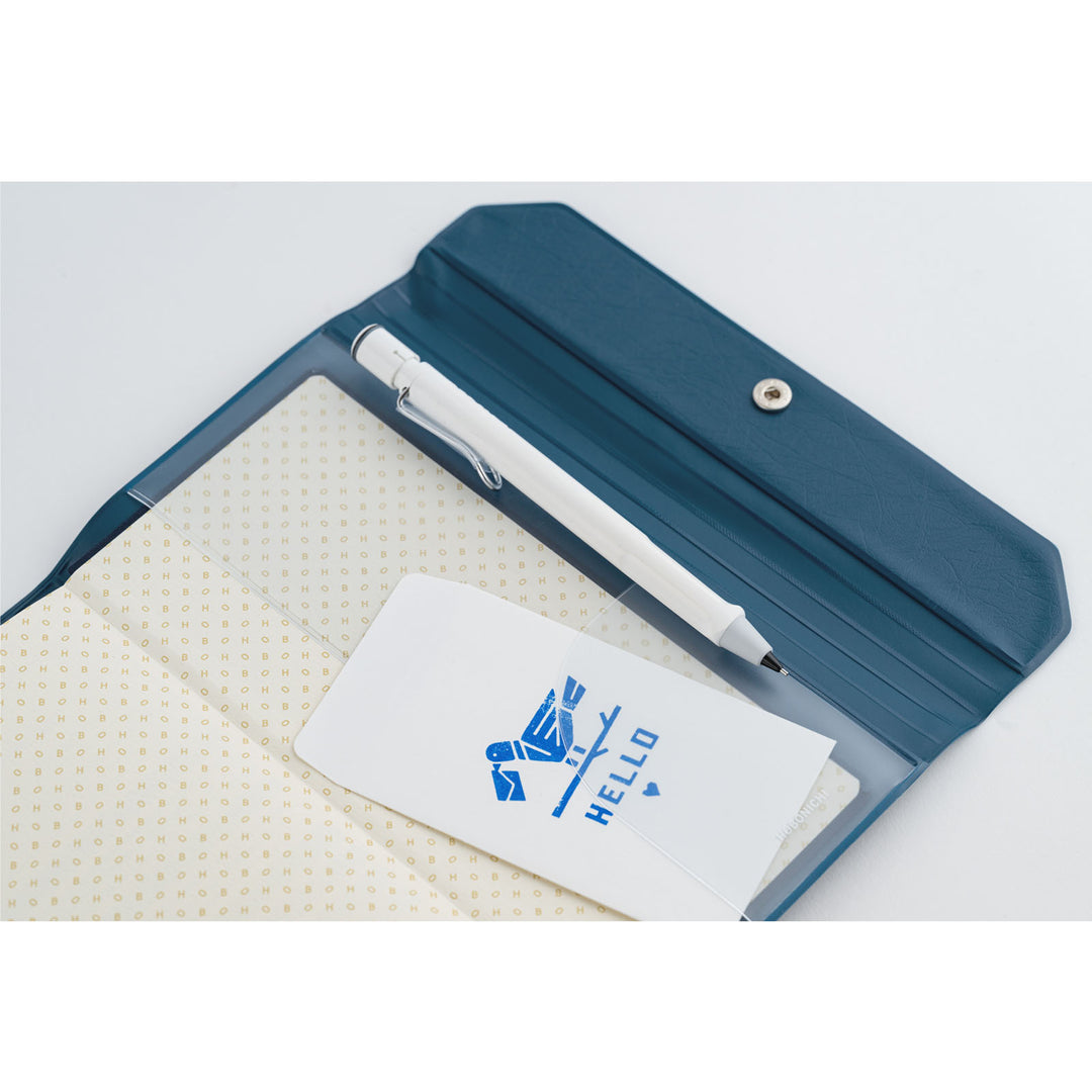 Hobonichi Techo 2025 - Weeks/Wallet Cover Only - Alettone (Navy) - Free shipping to US and Canada - Vancouver Buchan’s Kerrisdale Stationery Store