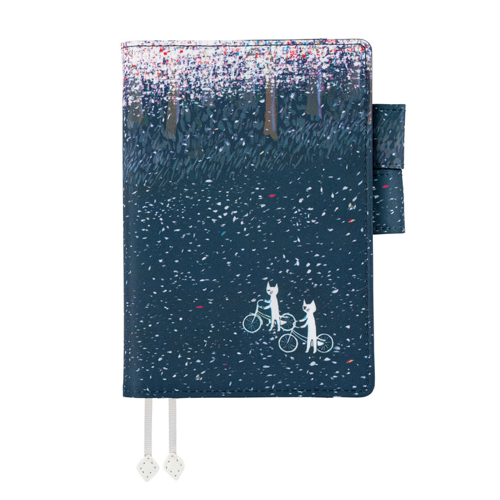 Hobonichi Techo 2025 - A6 Cover Only - Hiroko Kubota: The Tone of Illuminated Flowers - Free shipping to US and Canada - Vancouver Buchan’s Kerrisdale Stationery Store