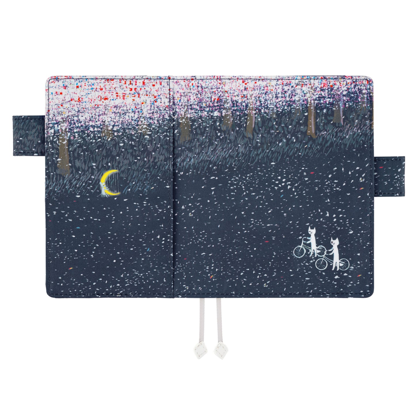 Hobonichi Techo 2025 - A5 Cover Only - Hiroko Kubota: The Tone of Illuminated Flowers - Free shipping to US and Canada - Vancouver Buchan’s Kerrisdale Stationery Store