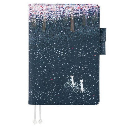 Hobonichi Techo 2025 - A5 Cover Only - Hiroko Kubota: The Tone of Illuminated Flowers - Free shipping to US and Canada - Vancouver Buchan’s Kerrisdale Stationery Store