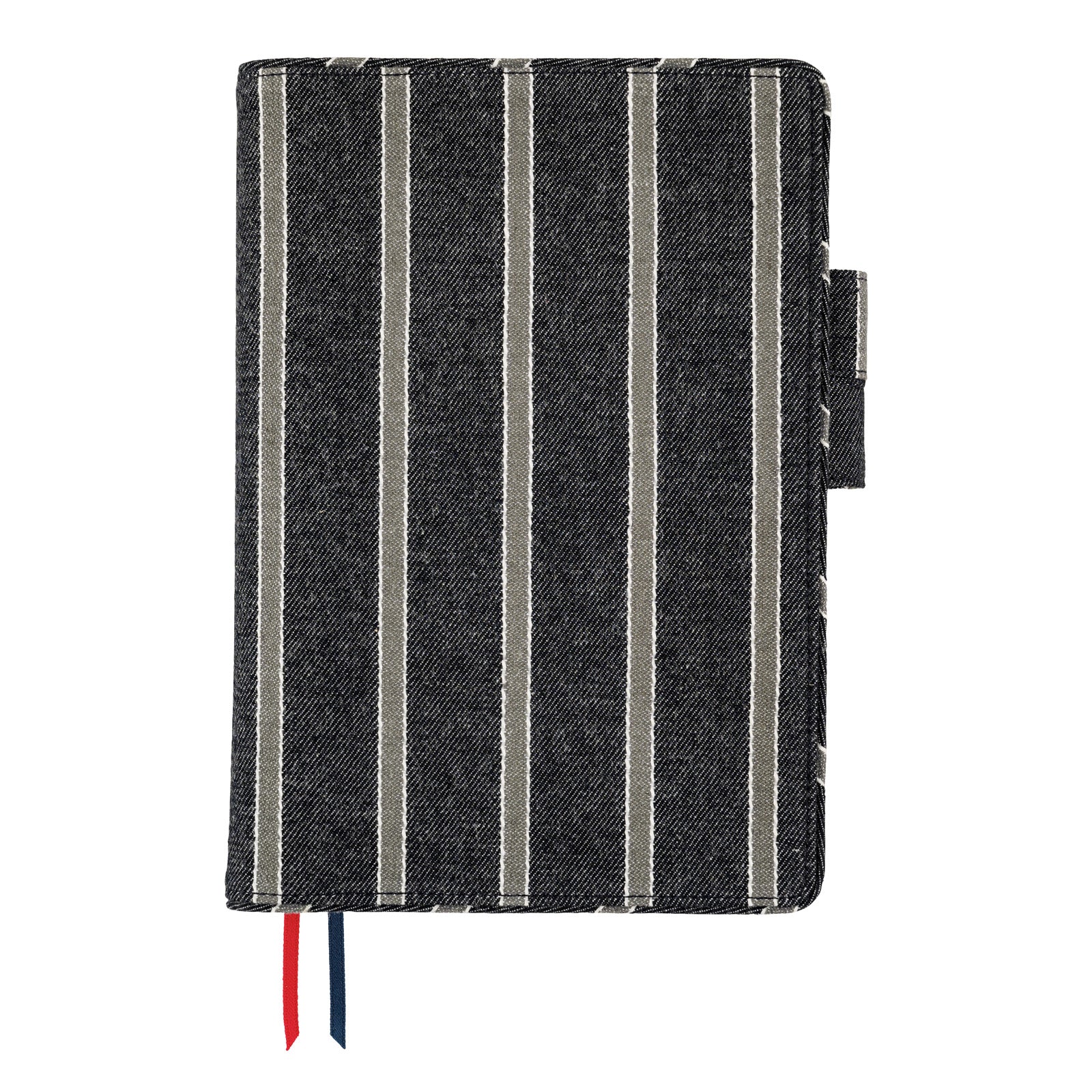 Hobonichi Techo 2025 - A5 Cover Only - Lined Fabric: Twill (Navy x Gray) - Free shipping to US and Canada - Vancouver Buchan’s Kerrisdale Stationery Store