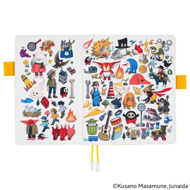 Hobonichi Techo 2025 - A5 Cover Only - Masamune Kusano x junaida: Himitsu Stranger - Free shipping to US and Canada - Vancouver Buchan’s Kerrisdale Stationery Store
