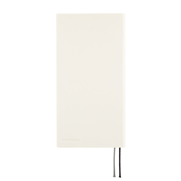 Hobonichi Techo 2025 - Weeks/Wallet Planner Book - White Line: Ivory (English/Monday Start/January Start)