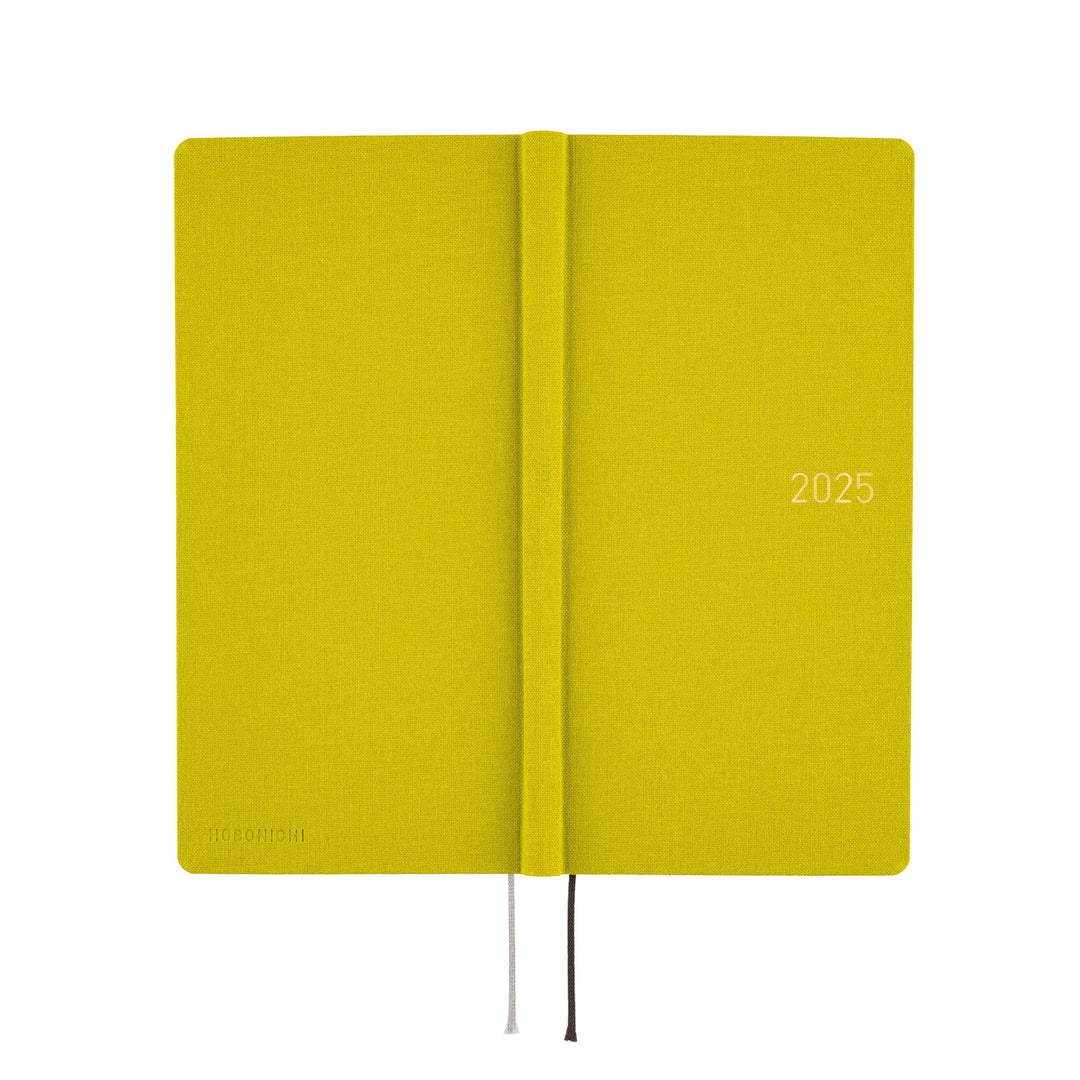 Hobonichi Techo 2025 - Weeks/Wallet Planner Book - Colors: Pistachio (English/Monday Start/January Start)