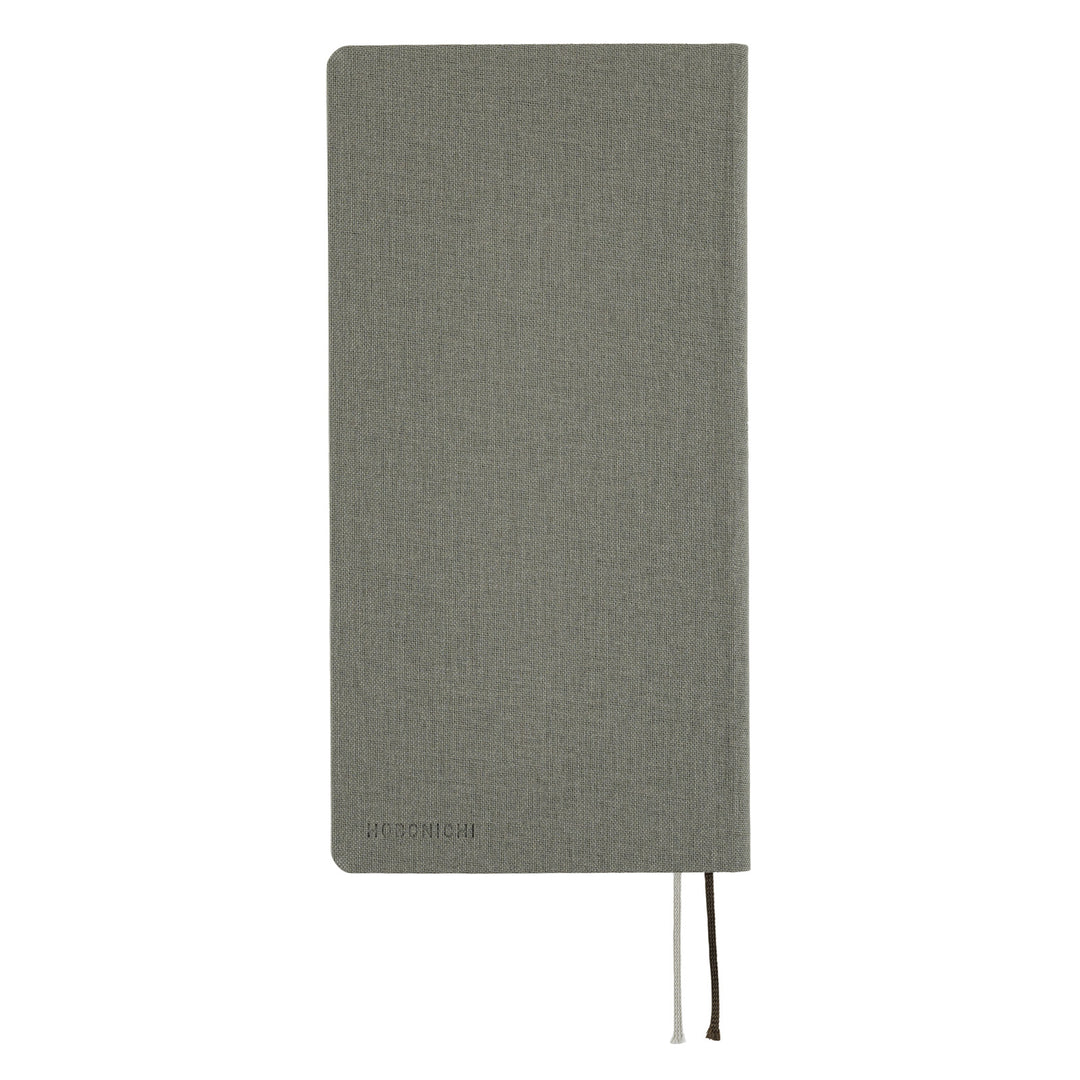 Hobonichi Techo 2025 - Weeks/Wallet Planner Book - Colors: Smoke Gray (English/Monday Start/January Start)