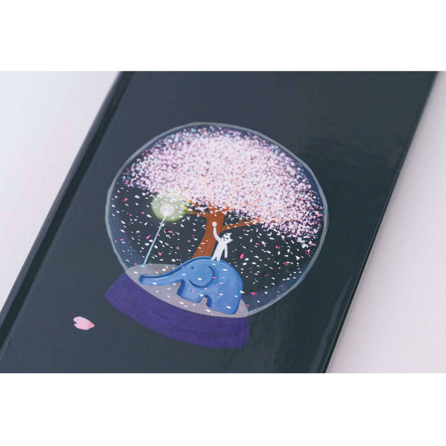 Hobonichi Techo 2025 - Weeks/Wallet Planner Book - Hiroko Kubota: Night Cherry Blossom Snow Globe (English/Monday Start/January Start)  - Free shipping to US and Canada - Vancouver Buchan’s Kerrisdale Stationery Store