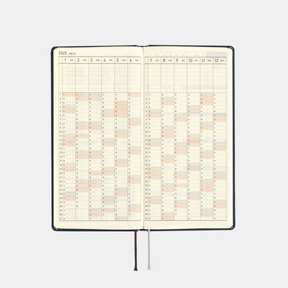 Hobonichi Techo 2025 - Weeks/Wallet Planner Book - Hiroko Kubota: Night Cherry Blossom Snow Globe (English/Monday Start/January Start)  - Free shipping to US and Canada - Vancouver Buchan’s Kerrisdale Stationery Store