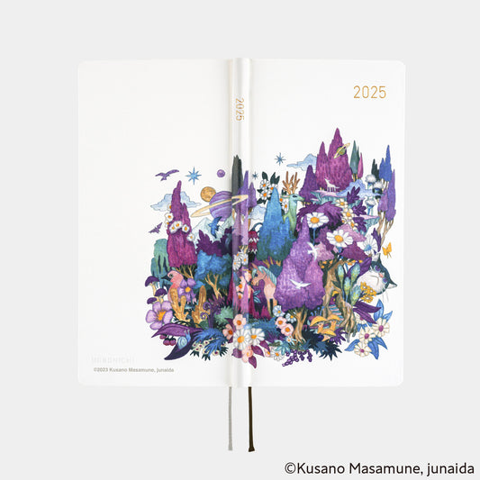 Hobonichi Techo 2025 - Weeks/Wallet Planner Book - Masamune Kusano x junaida: Through the Purple Night (English/Monday Start/January Start) - Free shipping to US and Canada - Vancouver Buchan’s Kerrisdale Stationery Store