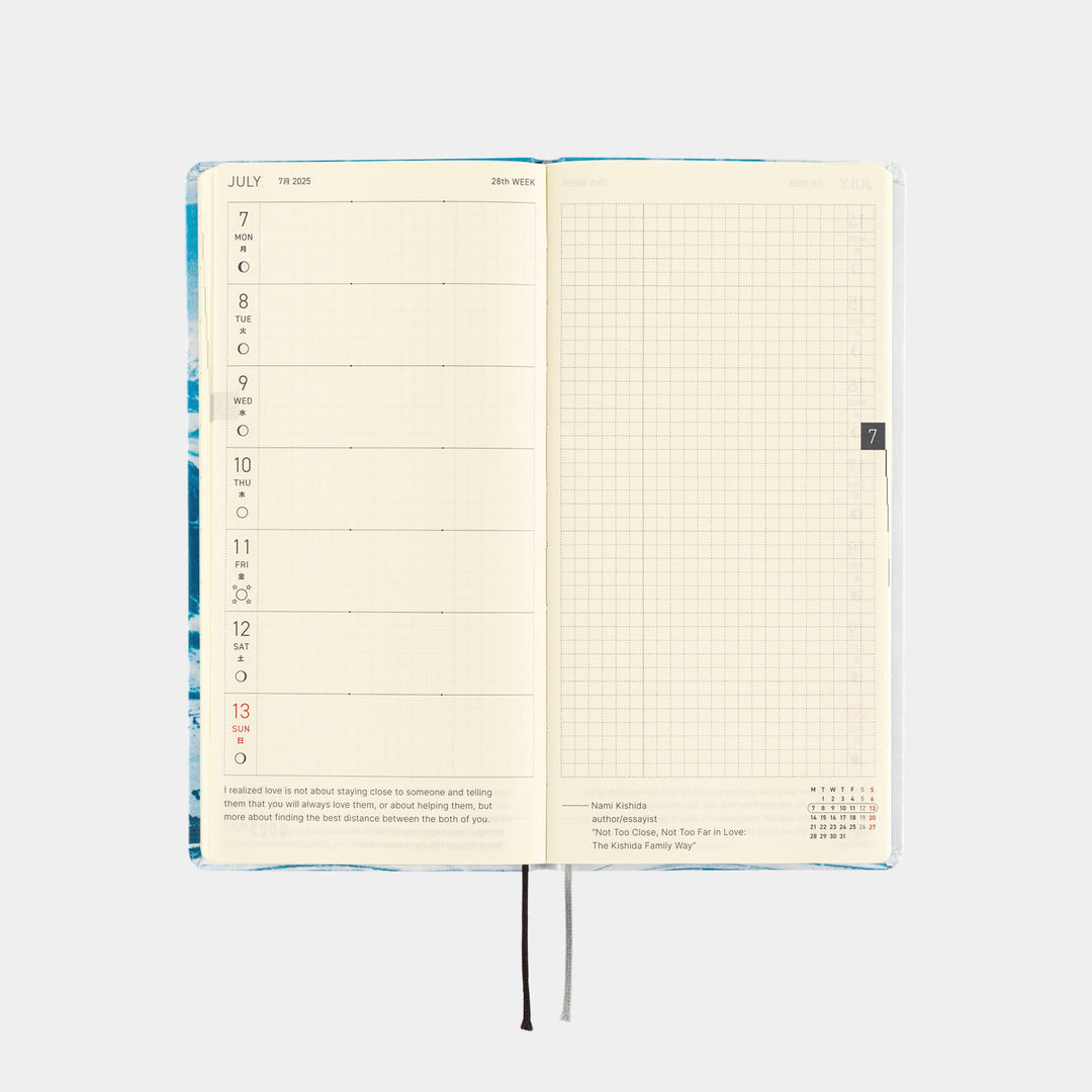 Hobonichi Techo 2025 - Weeks/Wallet Planner Book - Naoki Ishikawa: Denali in the Midnight Sun #1 (English/Monday Start/January Start) - Free shipping to US and Canada - Vancouver Buchan’s Kerrisdale Stationery Store