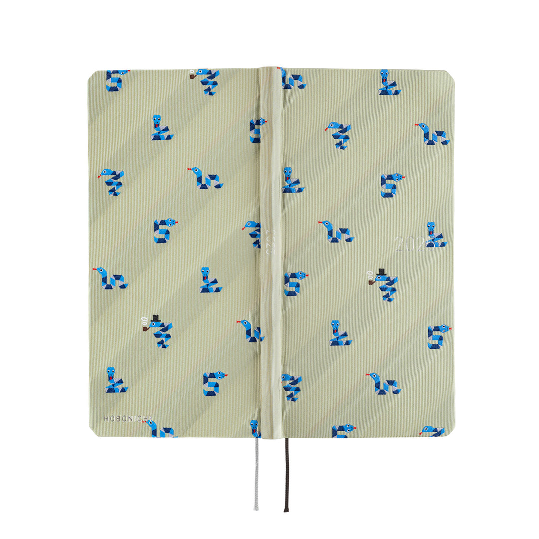 Hobonichi Techo 2025 - Weeks/Wallet Planner Book - Bow & Tie: Snake Toy (English/Monday Start/January Start) - Free shipping to US and Canada - Vancouver Buchan’s Kerrisdale Stationery Store