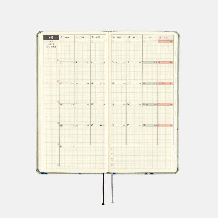 Hobonichi Techo 2025 - Weeks/Wallet Planner Book - Bow & Tie: Snake Toy (English/Monday Start/January Start) - Free shipping to US and Canada - Vancouver Buchan’s Kerrisdale Stationery Store