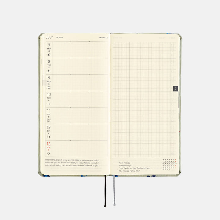 Hobonichi Techo 2025 - Weeks/Wallet Planner Book - Bow & Tie: Snake Toy (English/Monday Start/January Start) - Free shipping to US and Canada - Vancouver Buchan’s Kerrisdale Stationery Store