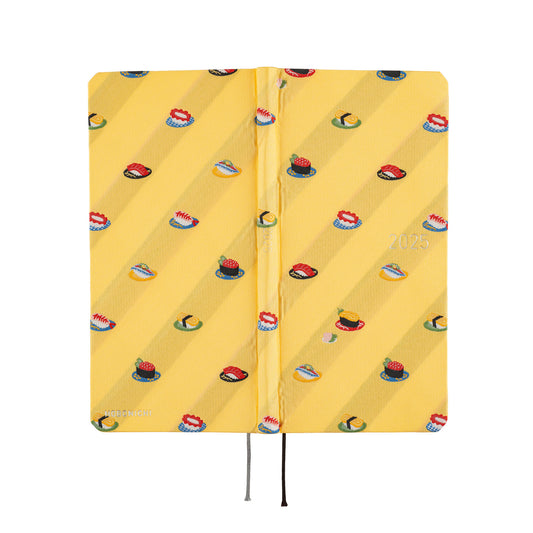 Hobonichi Techo 2025 - Weeks/Wallet Planner Book - Bow & Tie: Sushi (English/Monday Start/January Start) - Free shipping to US and Canada - Vancouver Buchan’s Kerrisdale Stationery Store