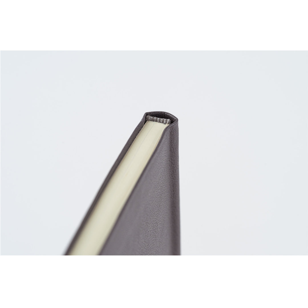 Hobonichi Techo 2025 - Weeks/Wallet Planner Book - Leather: Steel Gray (English/Monday Start/January Start)