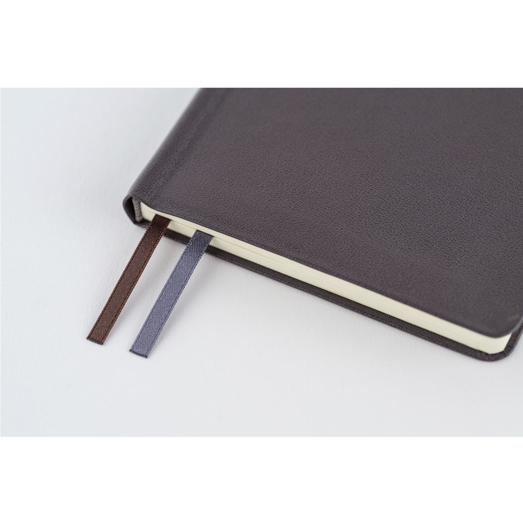 Hobonichi Techo 2025 - Weeks/Wallet Planner Book - Leather: Steel Gray (English/Monday Start/January Start)