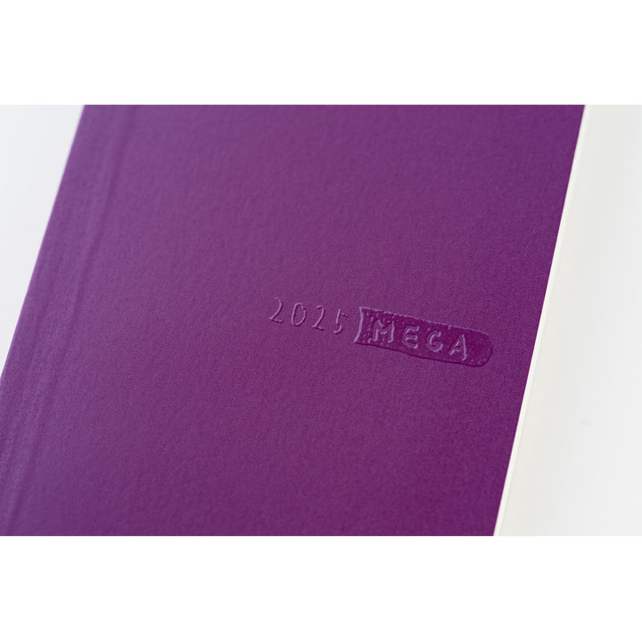 Hobonichi Techo 2025 - Weeks MEGA Planner Book - Sneaker: Rich Purple (English/Monday Start/January Start)