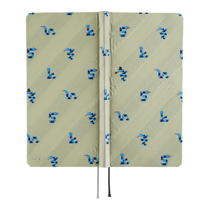 Hobonichi Techo 2025 - Weeks MEGA Planner Book - Bow & Tie: Snake Toy (English/Monday Start/January Start)