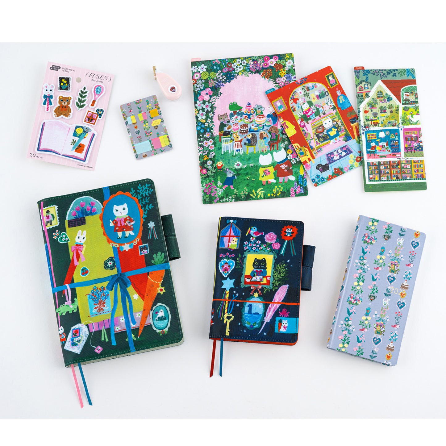 Hobonichi Techo 2025 - Pencil Board (In the Room / In the Garden / Animal Condo) - Yumi Kitagishi - Free shipping to US and Canada - Vancouver Buchan’s Kerrisdale Stationery Store