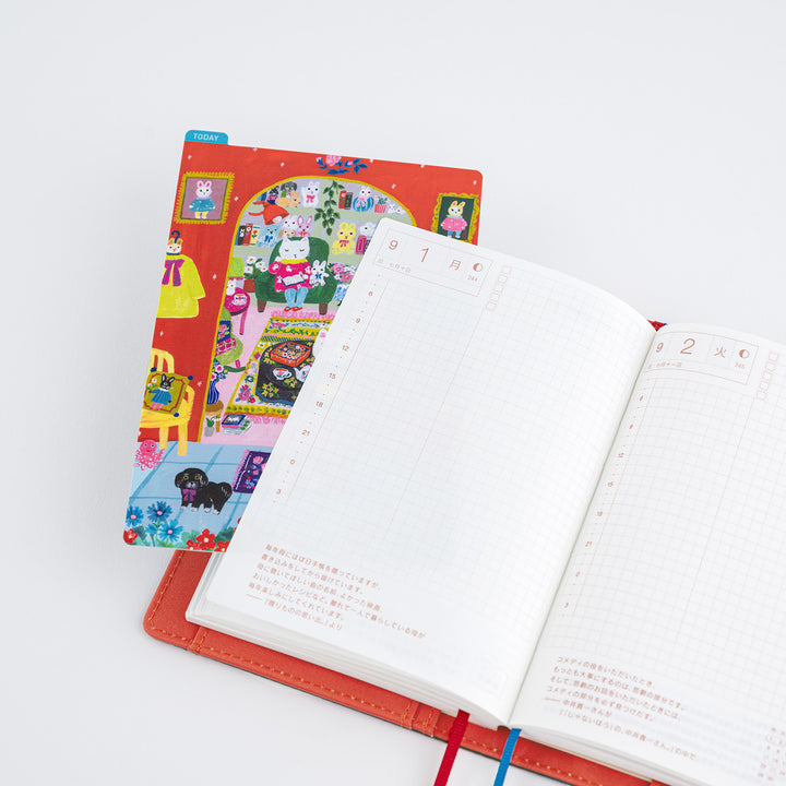 Hobonichi Techo 2025 - Pencil Board (In the Room / In the Garden / Animal Condo) - Yumi Kitagishi - Free shipping to US and Canada - Vancouver Buchan’s Kerrisdale Stationery Store