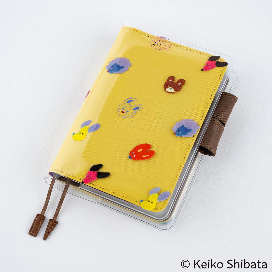 Hobonichi Techo 2025 - Cover on Cover for A6 Size (Dog Ears Fluttering in the Wind) - Keiko Shibata